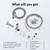BRITULIF Hot and Cold Bidet Sprayer for Toilet, Adjustable Pressure