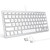OMOTON Wired Keyboard for Mac, Compact 78-Key, USB-C/A Plug & Play, White
