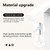 Arti-Life Hand Rails for Outdoor Steps,Railings for Outdoor Steps,Handrails for Outdoor Steps,Porch Handrail Kit White for Concrete,Brick,Wood Steps (White, 2 Step)