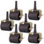 Bed Casters, Bed Frame Wheels Rollers for Bed Replacement Parts (6 Pcs)