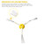 INF Replacement side brush compatible with iRobot Roomba 500/600/700 series 3-pack