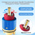 (1Pack) JH02BJ HL-40 Shower Cartridge Replacement,40mm Ceramic Pressure Balance Cartridge,for Tub and Shower Faucet Valve,Blue, Red