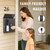 DiDiHere Mailbox with Electronic Lock, Locking Mail Boxes for House, Wall Mount Business Suggestion Box, Key Drop Box, One Time Code/Permanent Code/Spare Key Unlock, Large Capacity, Black, 14x4x10in