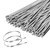 TOMSHUB 100 Pcs 11.8 inch 304 Stainless Steel Metal Zip Ties