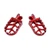 Dirt Bike Foot Pegs CNC Footpegs Foot Pedals Rest for XR150L 2015-2024 CRF150F CRF230F 2003-2019 CRF250F 2019-2024 XR125L 2010-2015 Motorcycle motorbike (Red)