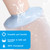 VALLEYWIND Knee Cast Cover for Shower, Waterproof Knee Cast Bag for Wound