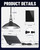 MOON-DE-AGE Solar Shed Lights, 300LM x 2 LED, 4 Brightness Lights, 2 Pack