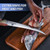 DRAGON RIOT 6 Inch Fillet Knife, Japanese Stainless Steel, Ergonomic Handle