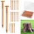 UNIFAMILY 15pcs Copper Nails for Killing Trees Stump Root, 3.15 Inch Long Pure Copper Nails Bulk with Drill, Heavy Duty Tree Stump Killer, Tree Removal Durable Spikes for Landscaping Gardening