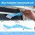 SUREPHON 6 Pcs Air Conditioner Fin Comb Set, 3 Different AC Fin Comb Condenser Fin Straightener & 3 Brush AC Cleaner, Condenser Comb, Coil Comb, Evaporator Radiator Repair Cleaning Tool