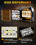 NAOEVO 4 Inch LED Pod Lights, Amber Fog Lights with 2-Lead Wiring Harness