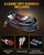 NAOEVO 4 Inch LED Pod Lights, Amber Fog Lights with 2-Lead Wiring Harness