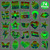 CHARLENT Glow in The Dark Rainbow Temporary Tattoos