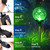 GIGALUMI Solar Garden Lights 3 Pack, Solar Lights Outdoor Decorative