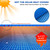Kestnsee Hot Tub Spa Solar Bubble Cover Blanket (4.7 Ft Round)