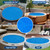 Kestnsee Hot Tub Spa Solar Bubble Cover Blanket (4.7 Ft Round)