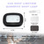 Ohleats Car Interior Ceiling Roof Lights, Magnetic Rechargeable USB Wireless Dome Lamp, LED Auto Map Reading Light Cover for Insider Roof Ceiling, Universal Car Accessories (Black)