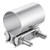 EVIL ENERGY 1.75 Inch Exhaust Clamp, 1 3/4" Butt Joint Band Clamp Sleeve Coupler Stainless Steel for Pipes, Mufflers, Catalytic Converters 1PCS