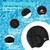 2 Pack Kids Swim Caps for Boys Girls, Durable Silicone Swimming Cap with 3D Ear Pockets for Age 3-15 Toddler Child Youth Teen, Unisex Swim Bath Hats for Short/Long Hair with Ear Plugs Nose Clip-8