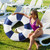 Arrowbash 1 Pcs Jumbo Inflatable Striped Pool Float Tubes Pool Ring 47 Inch
