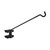 JiaheRuitai Heavy Duty Extendable Deck Hook Rail for Outdoor Hanging, Black, J-hpgg-1