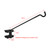 JiaheRuitai Heavy Duty Extendable Deck Hook Rail for Outdoor Hanging, Black, J-hpgg-1
