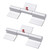 SAQXK 2pcs 9 Inch Aluminum Hinges Weld on for Trailer Truck Ramp Door