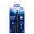 Oral-B Rechargeable Electric Toothbrush, iO2 Starter Kit - 3 Cleaning Modes - Automatic Pressure Sensor to Protect Gums - 2 Brush Heads - Night Black