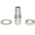 Beduan 304 SS 3/4 Hose Barb Thru-Bulk Bulkhead Straight Union Fitting 2PCS