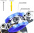 WYSIWYKA 2PCS 304 Stainless Steel Wall Mount Ceiling Mount Pipe Supports, Adjustable Pipe Strap Clamp with screws for OD Pipe 25-27mm, Adjustable Height 50-100mm