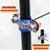 WYSIWYKA 2PCS 304 Stainless Steel Wall Mount Ceiling Mount Pipe Supports, Adjustable Pipe Strap Clamp with screws for OD Pipe 25-27mm, Adjustable Height 50-100mm