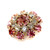 Craftisum 10 pcs Fancy Rhinestones Sewing Metal Shank Buttons for Coats