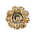 Craftisum 10 pcs Fancy Rhinestones Sewing Metal Shank Buttons for Coats