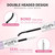 uCoolMe Lash Bond and Seal Waterproof 10ML for Lash Clusters 144Hours SuperStrong Long-Lasting Non-Irritating Eyelash Glue for DIY at Home(Black,10ML)
