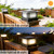 Dynaming 4x4 Solar Post Cap Lights Outdoor with 2 Color Modes, 6 Pack Upgrade Fence Post Solar Lights Black Shell for 4x4 Vinyl/Wooden Posts, Brightness LED Lighting Decor for Garden Deck Patio