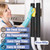 Metonsto Refrigerator Handle Covers, 5 Pieces, Leather Kitchen Appliance Handle Covers Keep Your Fridge Microwave Oven Stove Dishwasher Clean, Save Your Time, Trimmable and One Size Fits All (Black)