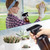 Bontip Glass Spray Bottle 16 oz for Cleaning, Plants (2 Pack, Amber)