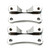 TCMT Front Fender Risers Spacer Mount Fit For Harley Touring Road King Electra Street Road Glide 2014-2023