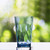 JGIRL Unbreakable Plastic Drinking Glasses,Set of 6,16 Ounces (Blue)