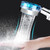 High Pressure Handheld Turbo Fan Shower Kit, 360° Rotatable Filtered Shower Head with Pause Switch, Extra Hose, Bracket, Cotton Filters & Bath Loofah