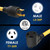 30 Amp Generator to RV Adapter L5-30P Twist Lock Male to TT-30R Female