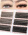 Calphdiar Eyelash Clusters 30D+40D+50D+60D+80D+100D Lash Clusters Wispy Individual Lashes 476PCS D-curly Lash Extension 10-16MM Natural Lashes Clusters DIY Cluster Eyelash Extensions