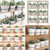 Sivya 4 Pack 6in Flower Pot Holder Ring Wall Mounted Metal Planter Hooks Hangers (4, 6")