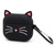 Mouzor Cute AirPods 3 Case (2021), Black Whisker Cat AirPods 3rd Generation (2021) Case Funny 3D Cartoon Animal Shockproof Soft Silicone Charging Cases Cover with Carabiner for Girls Women