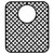 BEHOK 2 Pack Silicone Sink Protectors for Kitchen Sink, Trellis 13x11 Black