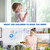 YisTech Caregiver Pager Door Alarms for Dementia Patients/Kids Safety/Home Security,Door Sensor Alarm for Elderly/Business/Home/Store/Mailbox (Two Sensor One Receiver)