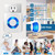 YisTech Caregiver Pager Door Alarms for Dementia Patients/Kids Safety/Home Security,Door Sensor Alarm for Elderly/Business/Home/Store/Mailbox (Two Sensor One Receiver)