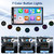 Leadfan Double Din Car Stereo Radio Support Apple Carplay&Android Auto, 7inch HD Touchscreen Double Din Radio with Bluetooth, Car Audio Receivers, Camera, MirrorLink, FM Radio, 2 USB/TF/AUX/Subwoofer
