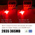 KISLED Super Bright 3000lm H8 H11 LED Fog Lights Bulbs DRL High Power 3030 Chips with Projector Lens Replacement for Cars Trucks, Red