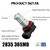 KISLED Super Bright 3000lm H8 H11 LED Fog Lights Bulbs DRL High Power 3030 Chips with Projector Lens Replacement for Cars Trucks, Red